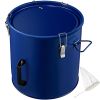 VEVOR Fryer Grease Bucket 10 Gal Oil Disposal Caddy Steel Fryer Oil Bucket w/Rust-proof Coating 37.9L Oil Transport Container w/Lid & Lock Clips Oil C