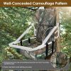 Foldable Tree Stand Seat Replacement Camouflage Waterproof Oxford Cloth Hunting Treestand Seat Cushion For Hunting Climber Deer Ladder